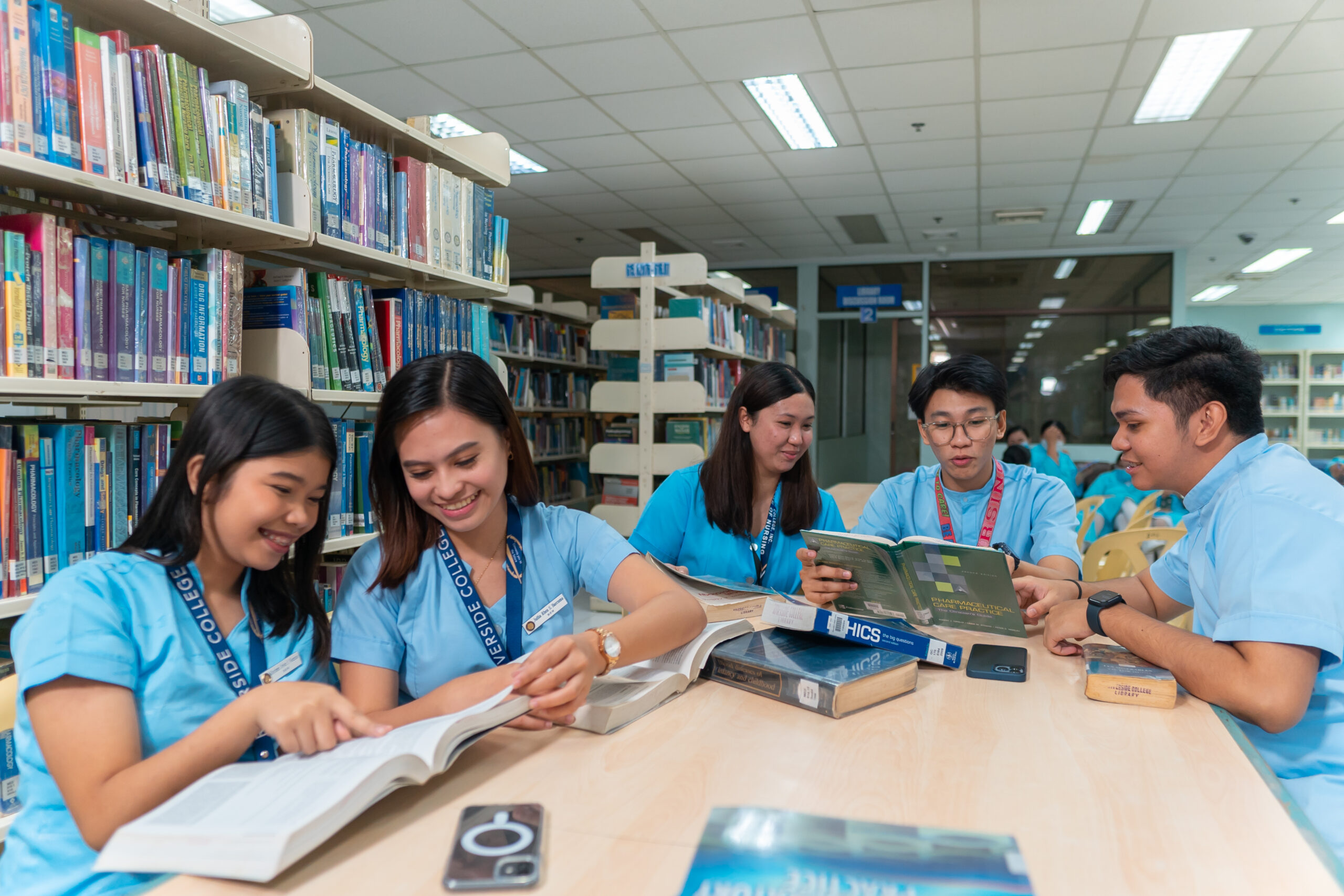 Students at Riverside College