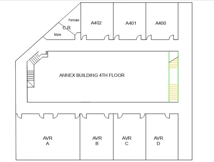 Floor plan for AVR A-D